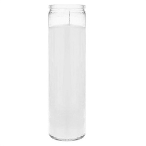 7 Day candle Devotional Prayer Glass Container Candle 2 x 8 Inch Premium Wax Candles in glass jar