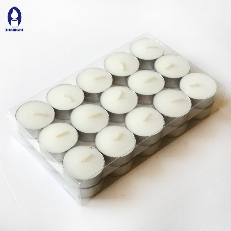 8 hours white unscented tealight kandila tea light candle