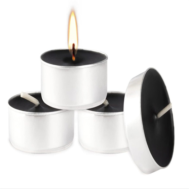 White Unscented European Votive Smokeless Tea Lights for Shabbat Weddings Christmas 4 Hours burning tealigh candle