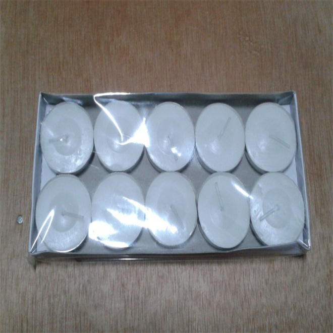 White Unscented 4 Hour Burn Tea Light Candles 12 Pack Mess Free Tealight Candles Long Lasting