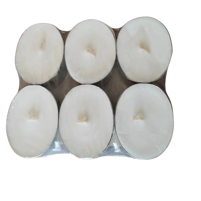 Fully Burns Tealight Candles Unscented Smokeless Bright Flame Paraffin Tea lights for Home Sabbath