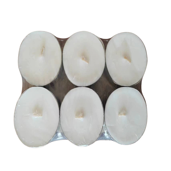 Fully Burns Tealight Candles Unscented Smokeless Bright Flame Paraffin Tea lights for Home Sabbath