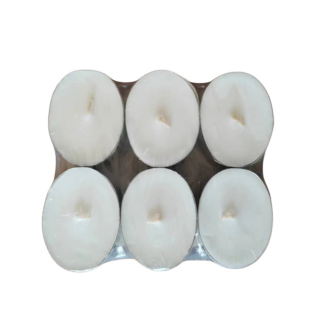 Fully Burns Tealight Candles Unscented Smokeless Bright Flame Paraffin Tea lights for Home Sabbath