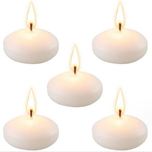 Floating Candles for Centerpieces 2 Inch White Small Floating Candles for Cylinder Vases at Wedding Party