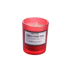 Custom logo glass jar paraffin wax 7 day glass jar candles wholesale hot sale religious prayer candle votive church candle