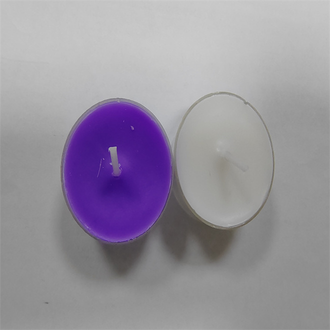 Premium 3.5 - 4 Hour Burn Time Beeswax Tea Lights in clear cup for long burning time candles