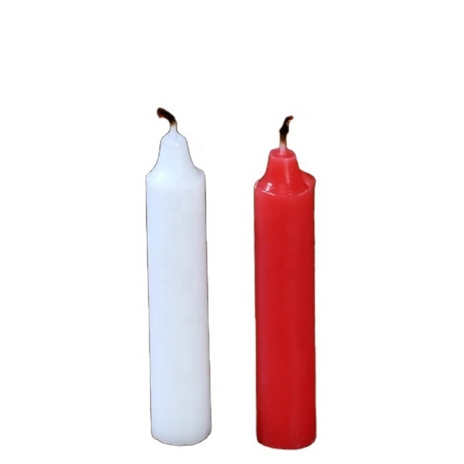 Long Burning Unscented Taper Candles for Emergency Table Candles for Wedding, and Home Decoration