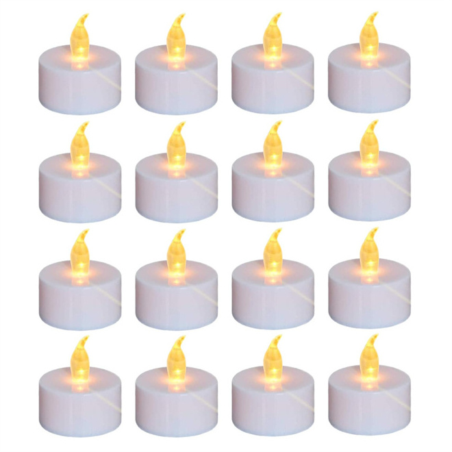 Flameless LED Votive Candles Long Lasting Battery Operated Tea Light with Timers  6 Hours On & 18 Hours Off Cycle Automatically