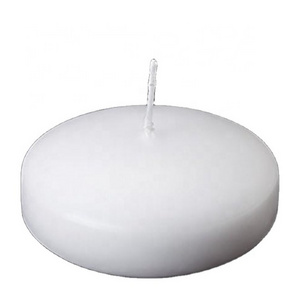 8 hour burning time White Floating Candles 3 inch Diameter for Weddings Christmas Holiday Dinners