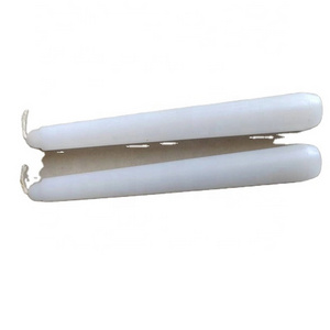 Bulk Pack Unscented Household Ivory Taper Candles 30 pack with cotton wicks