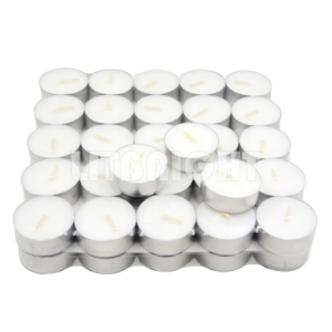 Tealight Candles 8 Hours 50 Bulk Packs White Unscented European Smokeless Tea Lights For Shabbat Weddings Christmas Home Decor