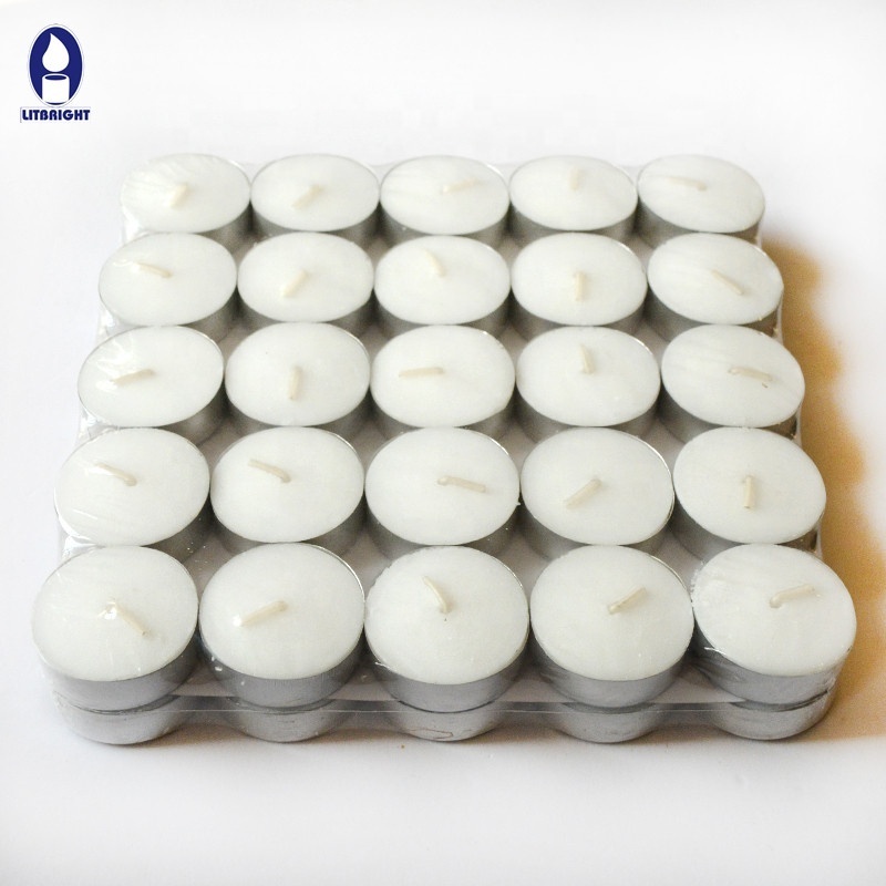 wholesale Long Burning 2.5 Hour Tealight 50 shrink Packaging Smokeless Clean tealight candle in bulk