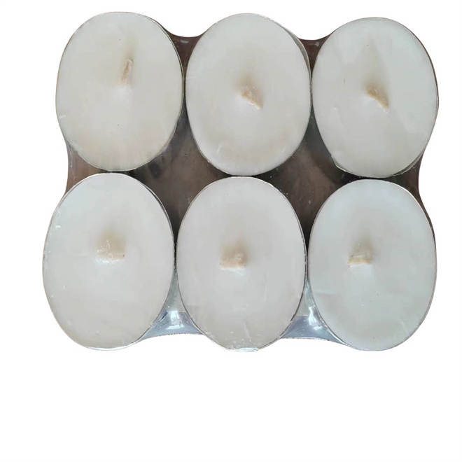 Good press wax 4 - 6 hr Tea lights candles are perfect for indoor and outdoor environments decorative candles