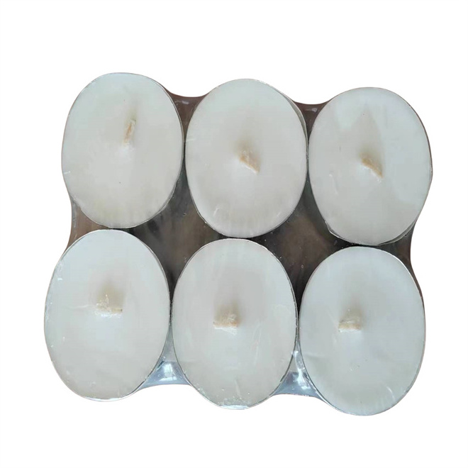 Good press wax 4 - 6 hr Tea lights candles are perfect for indoor and outdoor environments decorative candles