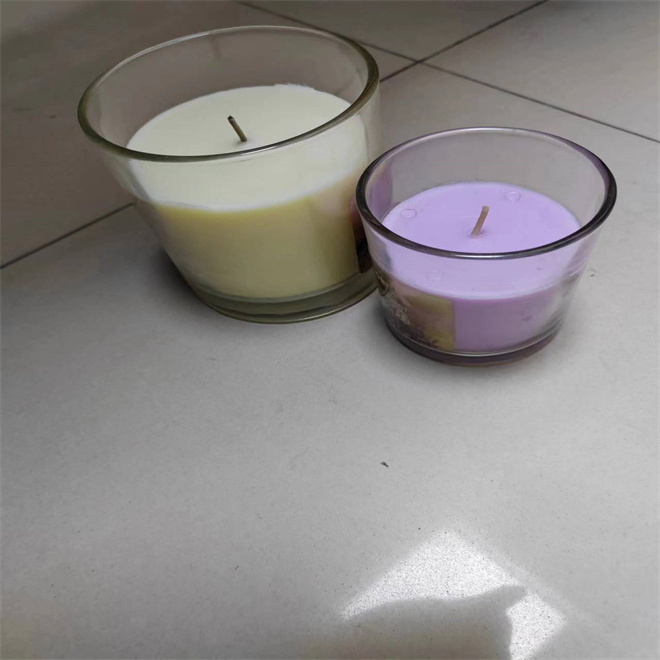 24 Hour Burning Time White Votive Clear Glass Jar Candles Unscented glass cup candle for Dinner Wedding