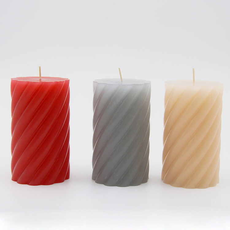 Wholesale Classic Smokeless Pillar Candle solid pillar candle Large Ivory White Cylindrical Scented Candles