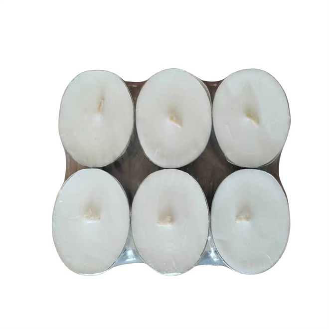 Good press wax 4 - 6 hr Tea lights candles are perfect for indoor and outdoor environments decorative candles