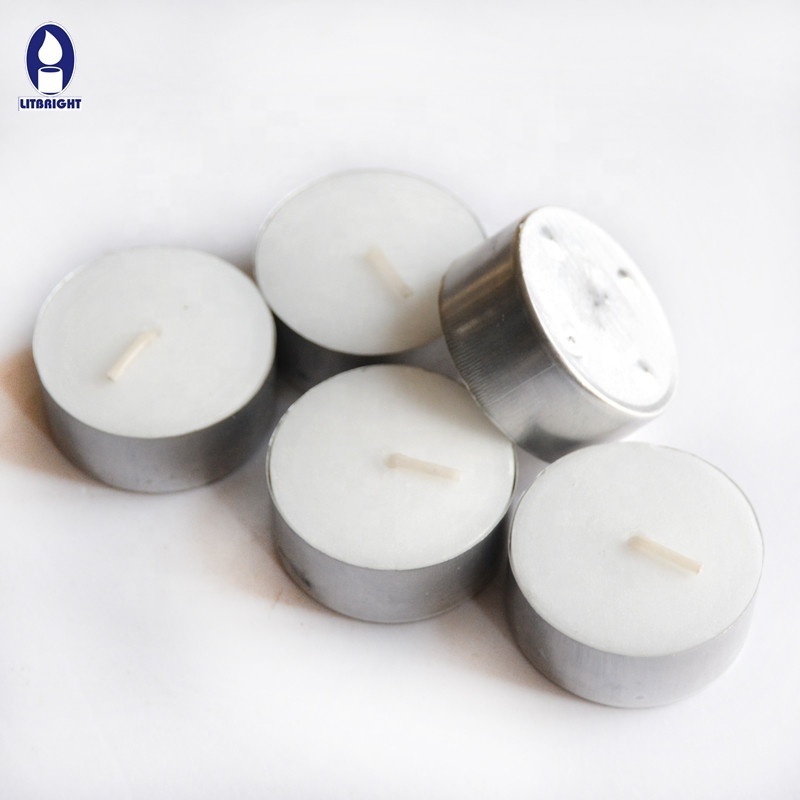 Candles Wedding Favors Gift Scented White Tealight Candles 100 Pack Tea Lights 4 Hours Colorful