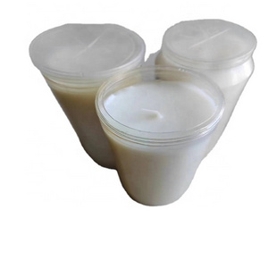 9 Day Yartzeit Memorial Prayer Survival Candles in Plastic 9 Day Candles Votive Funeral Prayer Candle for Church