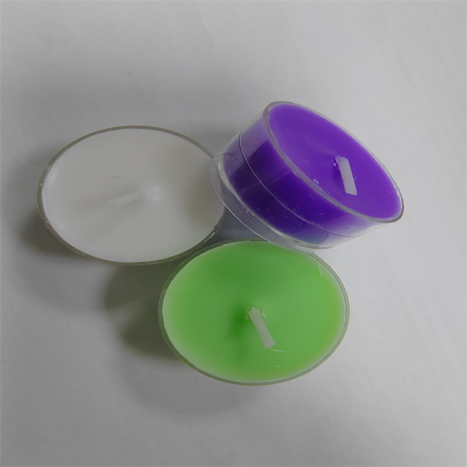 36 Pack Tea Light Candle with Clear Cup Highly Scented 95% Soy Wax Natural Essential Oils