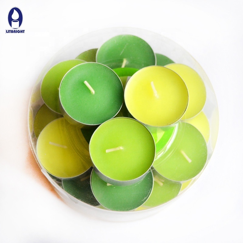 wholesale Luxury Scented Tealight Candles For Home Decoration Small Private Label Scented 10 pvc package