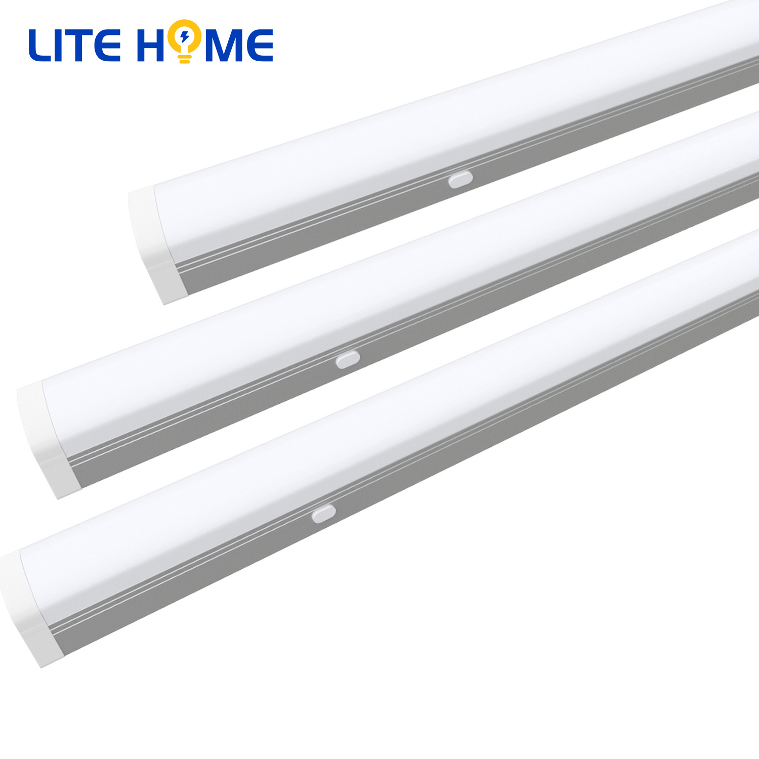 LED Batten Fitting Office Led Ceiling Light Aluminum Alloy Surface Mounted Led Lights 80 T8 LED Tube Light 40W