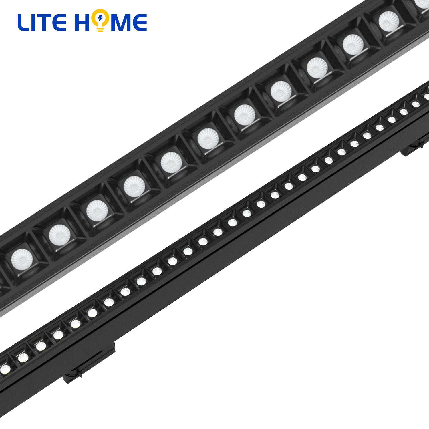 LiteHome Hot Sale Single Tube UGR<19 tube rack System Grille Track linear light For Commercial Lighting