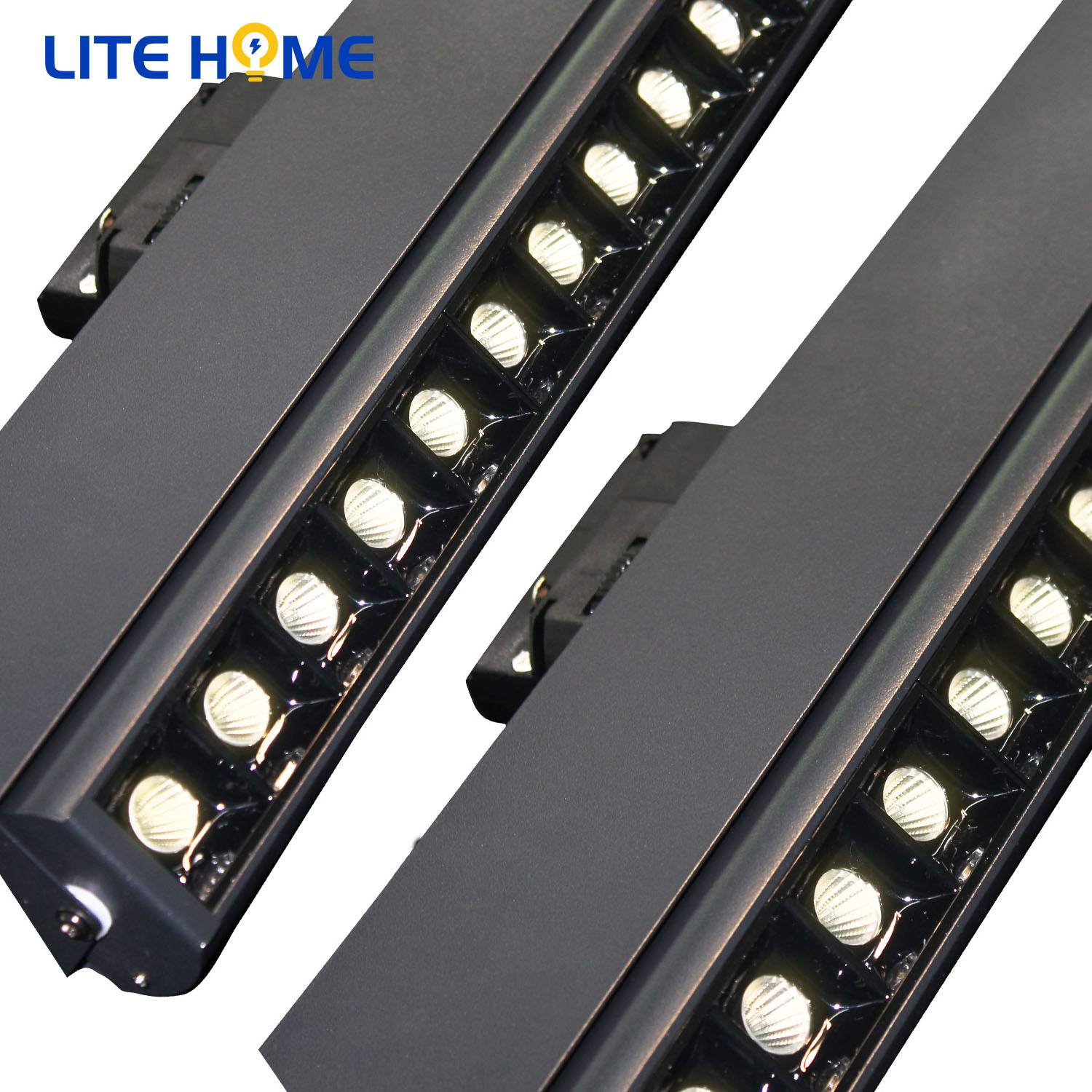 LiteHome Hot Sale Single Tube UGR<19 tube rack System Grille Track linear light For Commercial Lighting