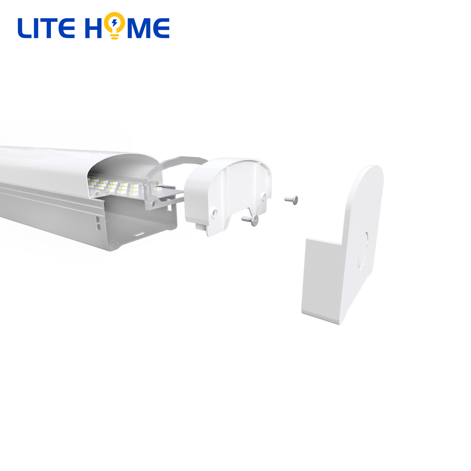 50w 1200mm CE ROHS certificated LED batten light to replace t8 tube 4ft wrap light for supermarket warehouse