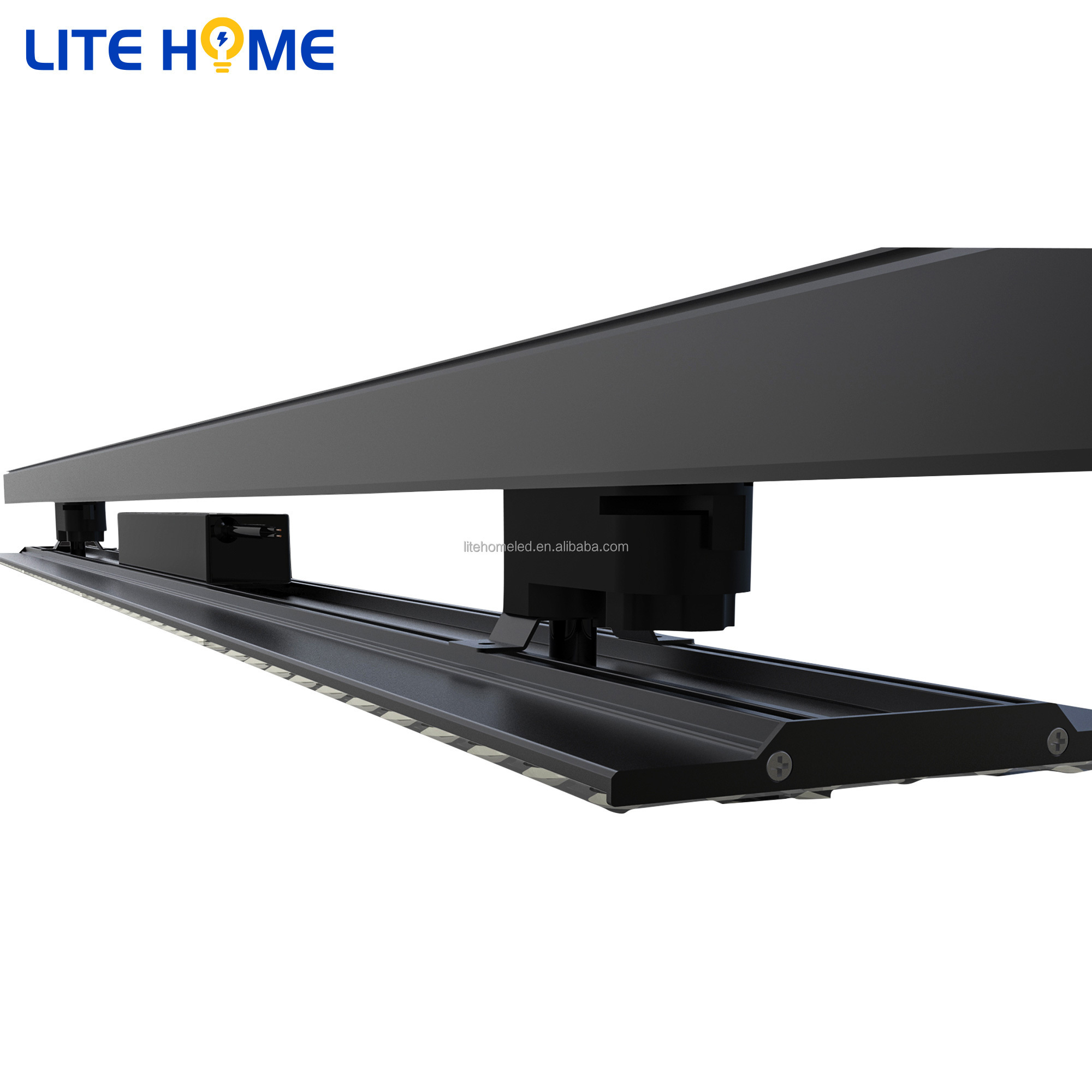 Profile Linear Led Track Lighting Fixture 75W Led Shop Light 5ft 145Lm/W 220V For Warehouse Lighting