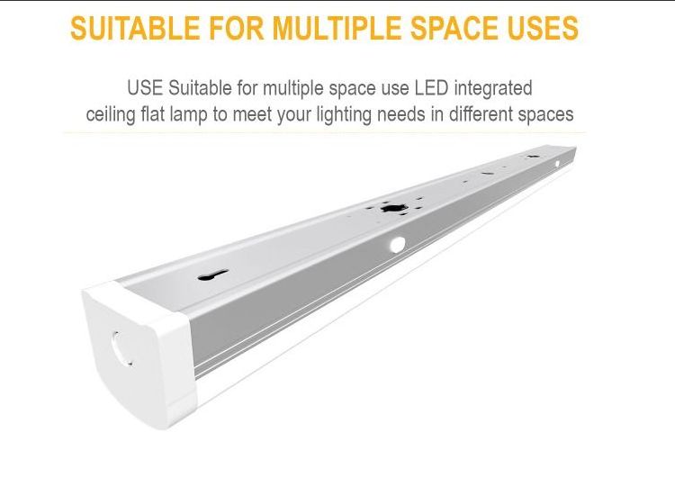 20W 30w 40w 50w 60w LED Batten Fixture Emergency LED Fixture Lamp Design Simple Elegant Area Lighting