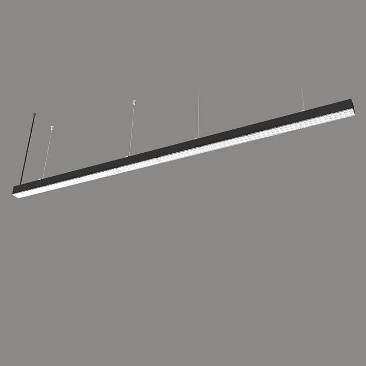 Litehome iluminazione  LED industriale 4ft 40w  Linkable Decartation Pendant Recessed LED Linear Ceiling Light Fixtures