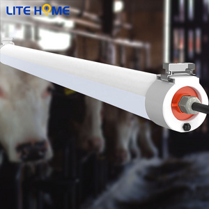 LED bar tube tri-proof ceiling 80w 6ft linear waterproof light IP66 led tri-proof light easy connection with PC cover