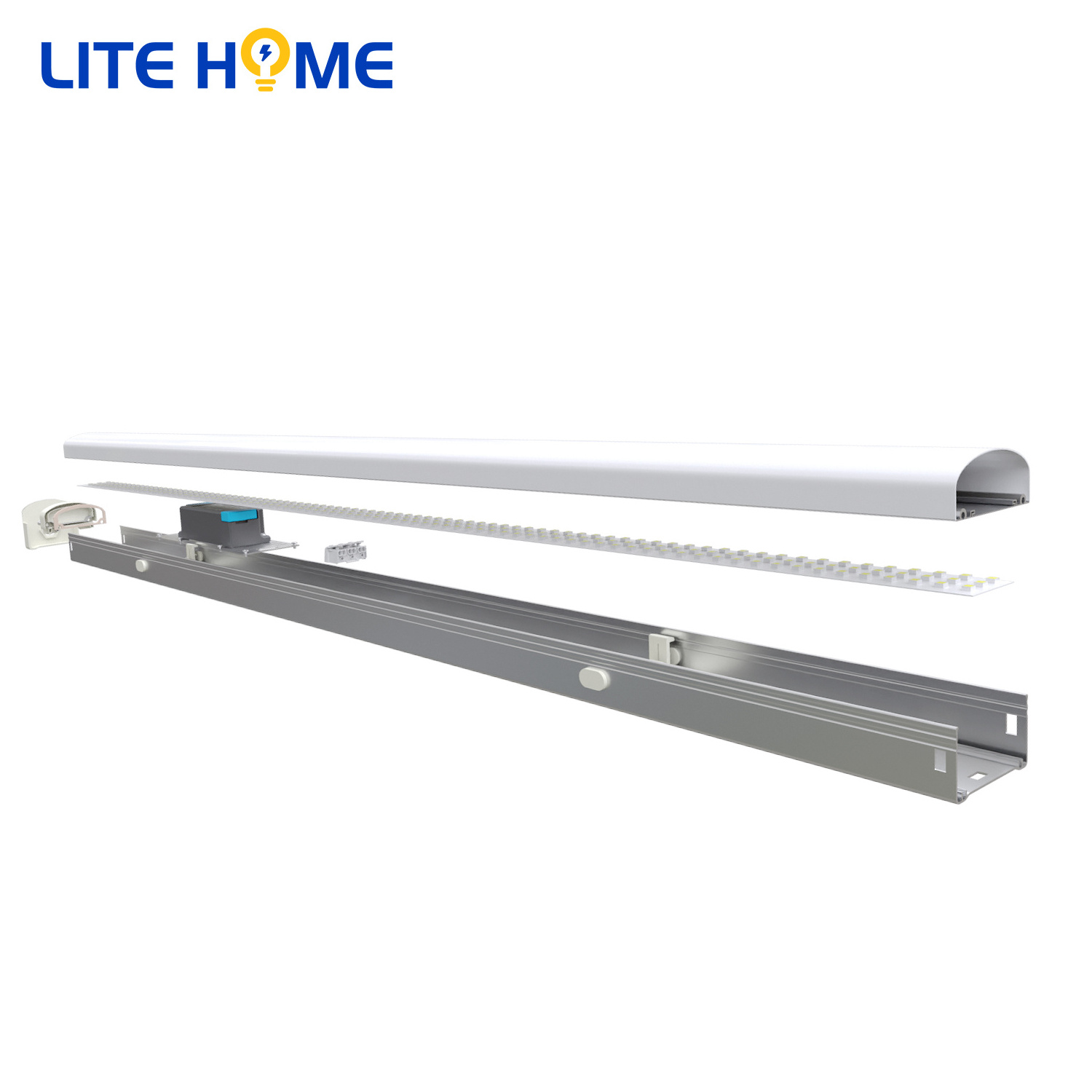 LED Batten Linear Light strip batten Emergency wrap Light 20W 30W 40W 50W 60W LED Linear lamp Fixtures LED Batten light