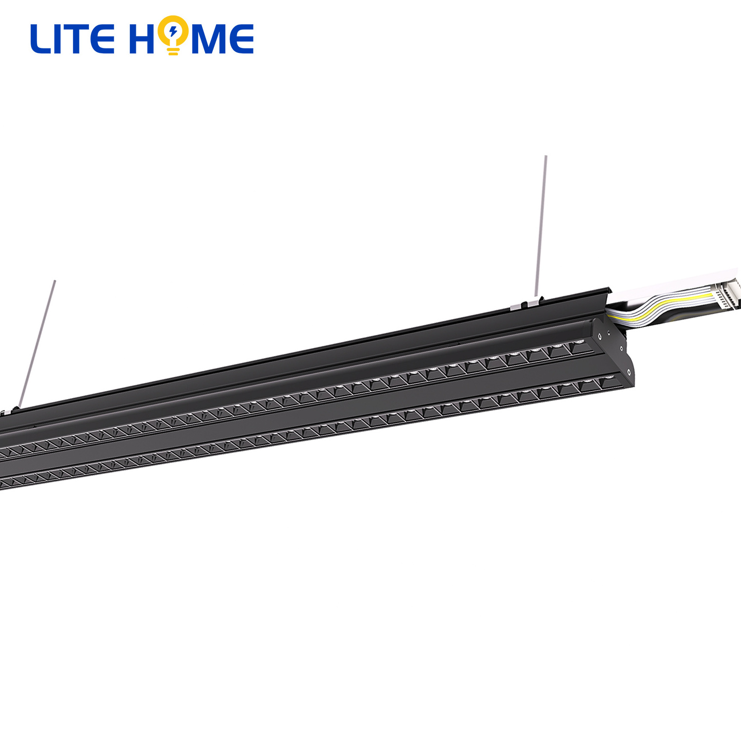 LED track light anti glare louver designed linear light 60W 6000lm professional commercial shopping mall lighting