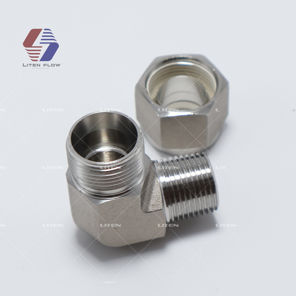 Male Elbow Connector 316 Stainless Steel 4mm 6mm 8mm 10mm 12mm npt 1/8 1/4 3/8 1/2 5/8 3/4 inch Tube 90 Pipe Fitting for Swagelo