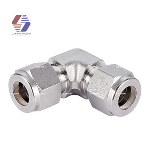 316 Stainless Steel Tube Compression Union Elbow 4mm 6mm 8mm 10mm 12mm 14mm 1/8 1/4 3/8 1/2 5/8 5/16 3/4 7/8 inch tubing fitting