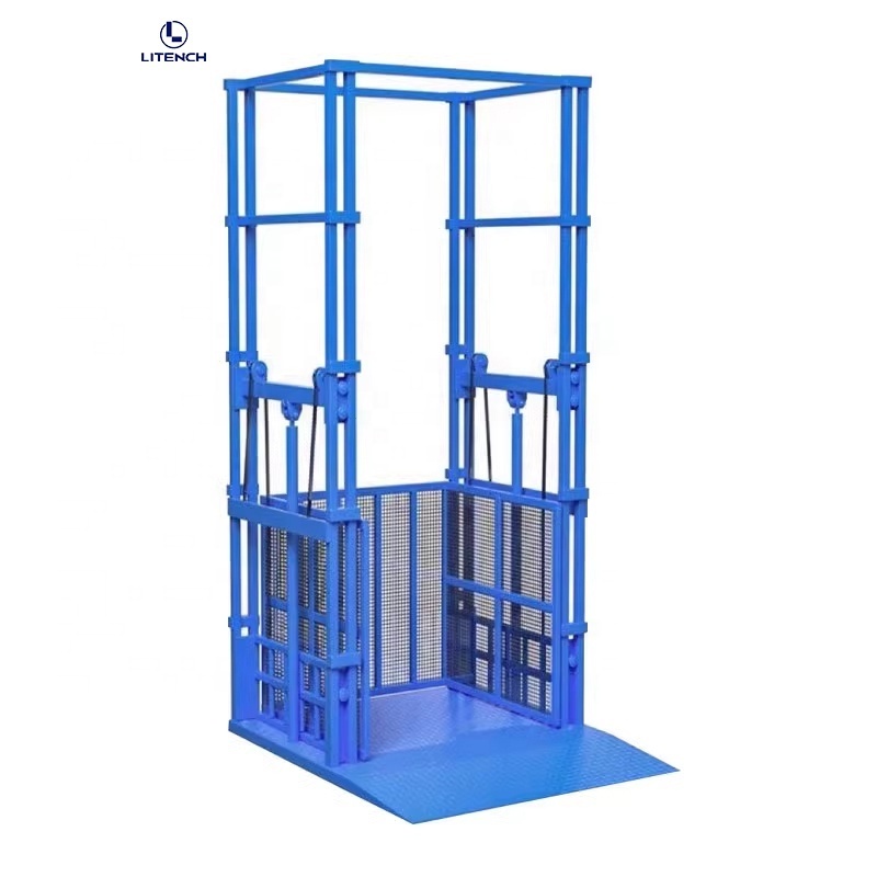 1-4 floors warehouse freight elevator 2-5 ton residential small cargo lift platform for factory