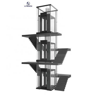 2024 modern home elevator 3 floor villa hydraulic outdoor lift elevator for house