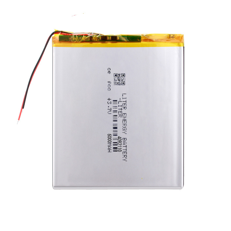 3.7V 5000mAH 4092110 Li-ion battery for tablet pc 7 inch 8 inch 9inch