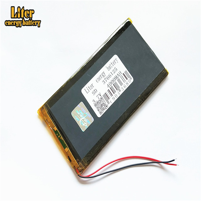 High capacity battery 3766125 4000mAh 3.7V rechargeable lithium ion polymer battery pack  tablet battery