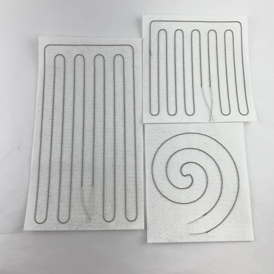 Non carbon fiber electric heating element for clothes