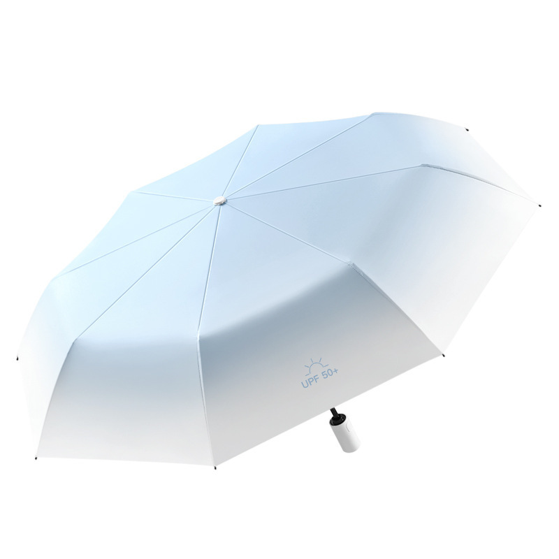 53.5*8K fully automatic gradient sun umbrella portable anti-UV umbrella