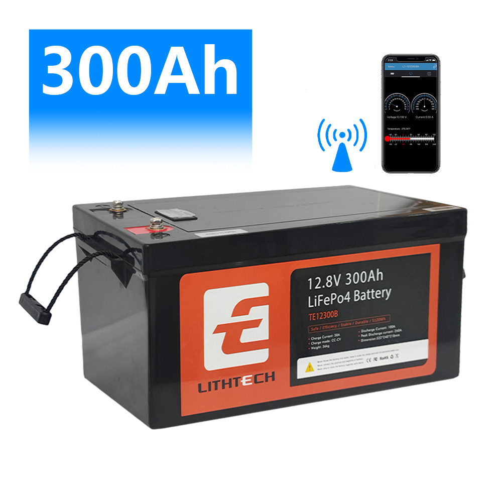 Lifepo4 Battery Pack 12V 24V 200Ah 300Ah 400Ah for Lithium Rv Battery Camping Caravan AGV UPS Storage Battery