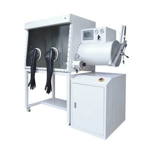 Laboratory Dual Stainless Steel Vacuum Glove Box With H2O O2 Purification System For Lithium Battery Pouch Cell