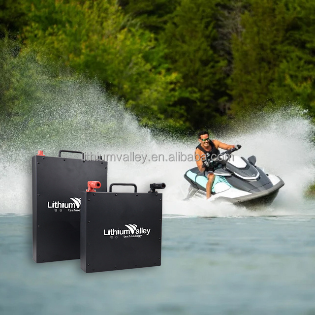 Customade LiFEPO4 48V 20AH 50AH 100AH Lithium battery pack for Watercraft/Jet Ski/Water scooter/watermotor