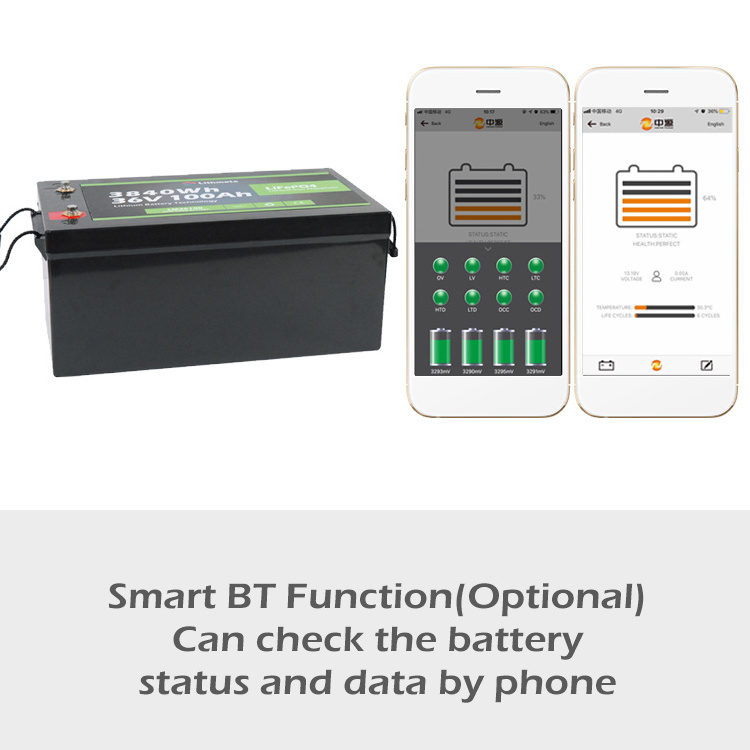 Lifepo4 36 volt lithium marine battery 100 ah lithium battery 36v 100ah