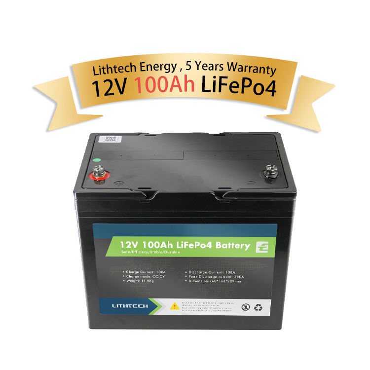 LiFePO4 12 volt 12v 24v 100ah 200ah 400a lithium deep cycle ion solar storage bateria batteries battery pack rechargeable