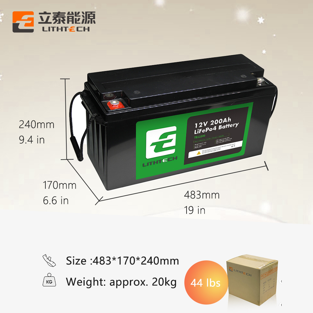 LiFePO4 12 volt 12v 24v 100ah 200ah 400a lithium deep cycle ion solar storage bateria batteries battery pack rechargeable