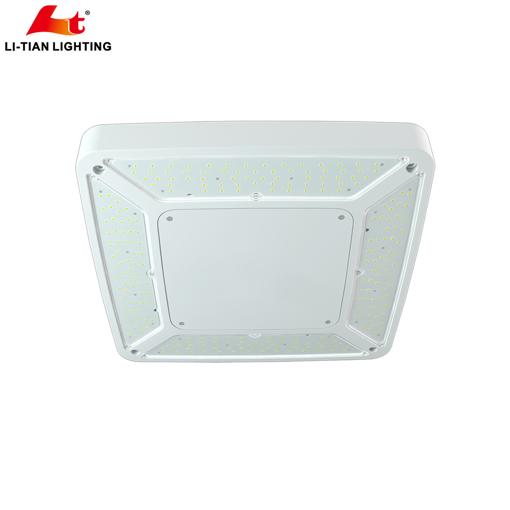 ETL certificate 150w 200W gas station smd retrofit 100w led canopy light for petroleum use motion sensor led IP65 light